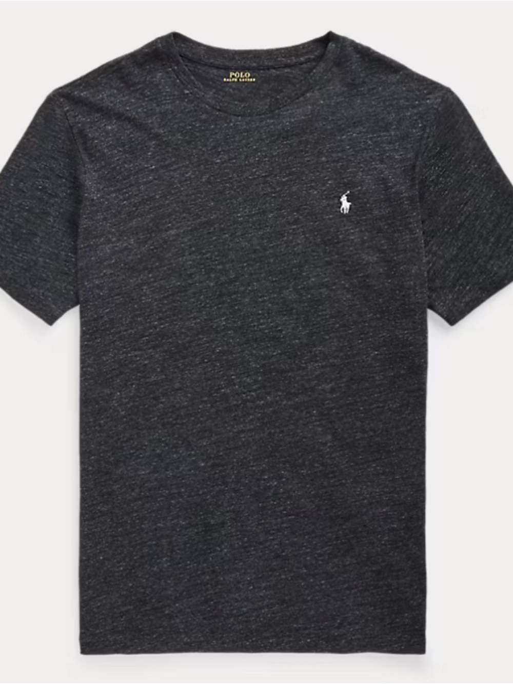 Ralph Lauren/Jersey Crewneck T-Shirt-black / Men 4L Big & Tall